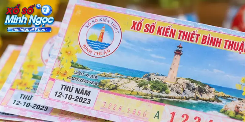 Vé xổ số kiến thiết với dãy số dự thưởng Minh Ngọc
